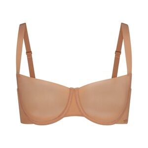 NWT SKIMS no show balconette bra in ochre 36B